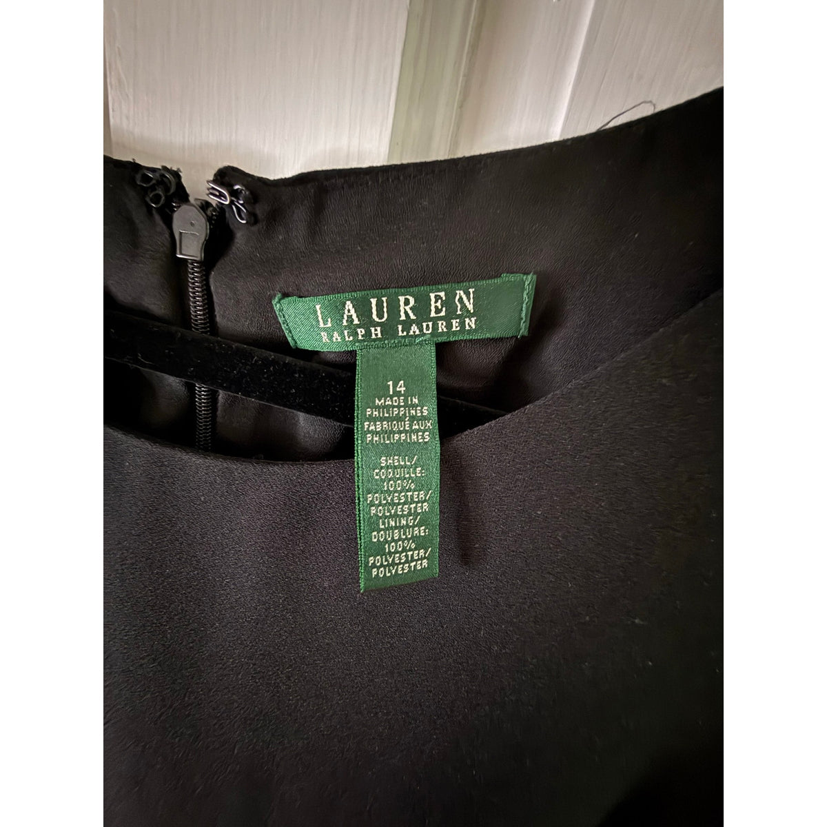 Lauren Ralph Lauren Black Dress Women’s Size 14 Sleeveless Classic EUC