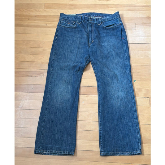 American Living 36/30 Relaxed Bootcut Dark Wash Jean