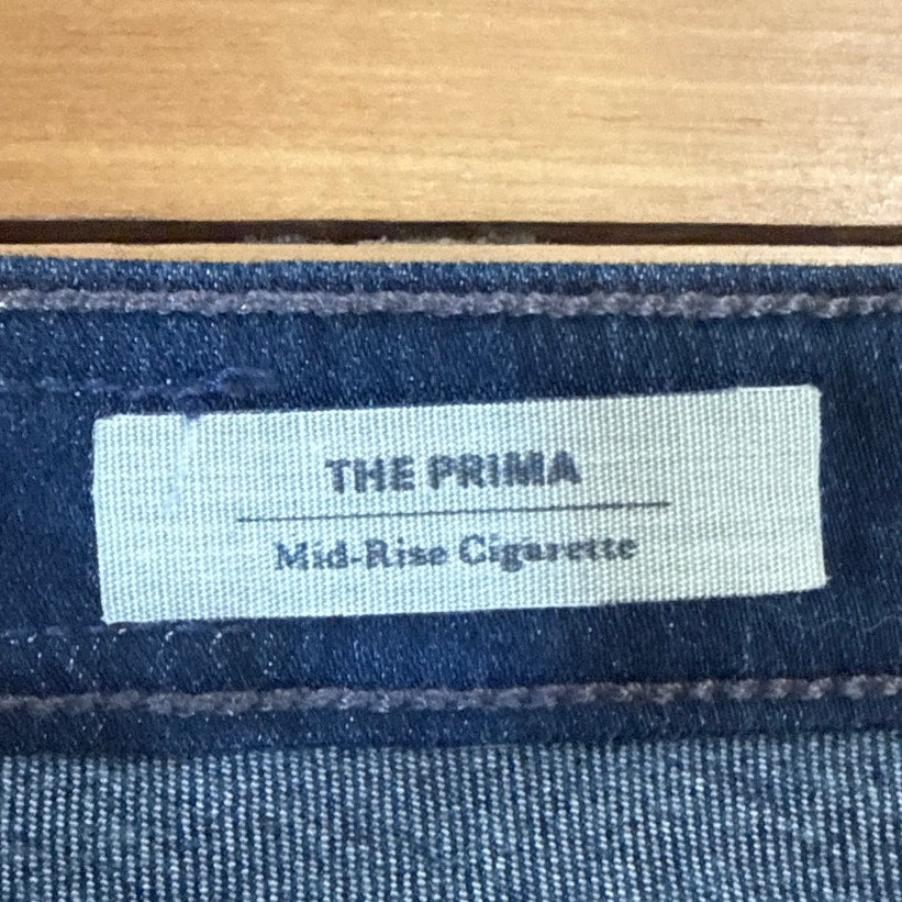 Adriano Goldschmied  AG "The Prima" Size 24 Dark Wash Mid Rise Skinny Jean