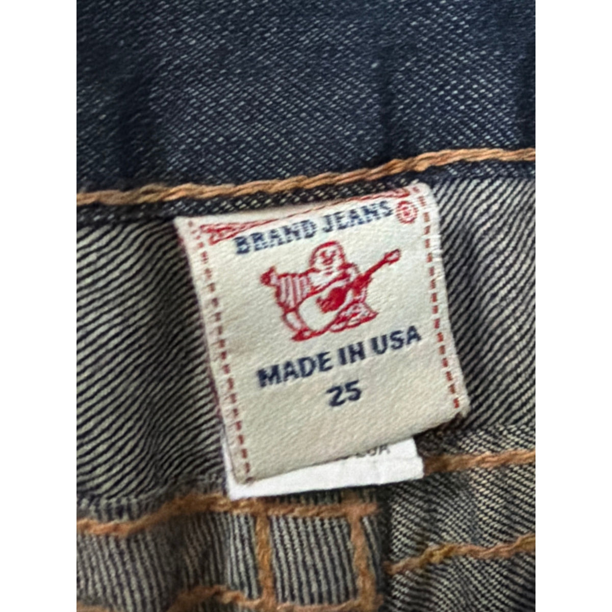 TRUE RELIGION Size 25 "JOEY CUT-OFF" Jean Shorts