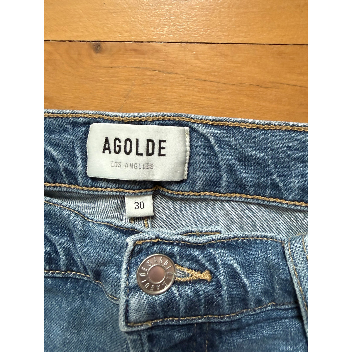 AGOLDE Toni Mid-Rise Straight Leg Jeans Size 27, EUC