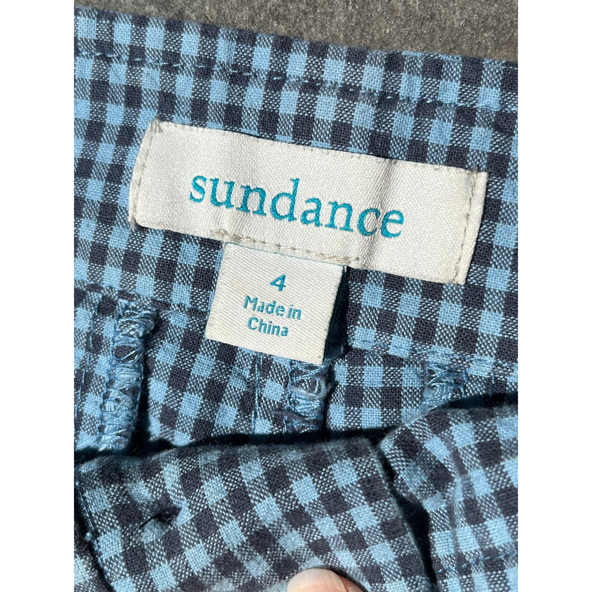 Sundance Life of Dreams Plaid Pants 4 Cropped Wide Leg Boho Artisan Academia 🪵