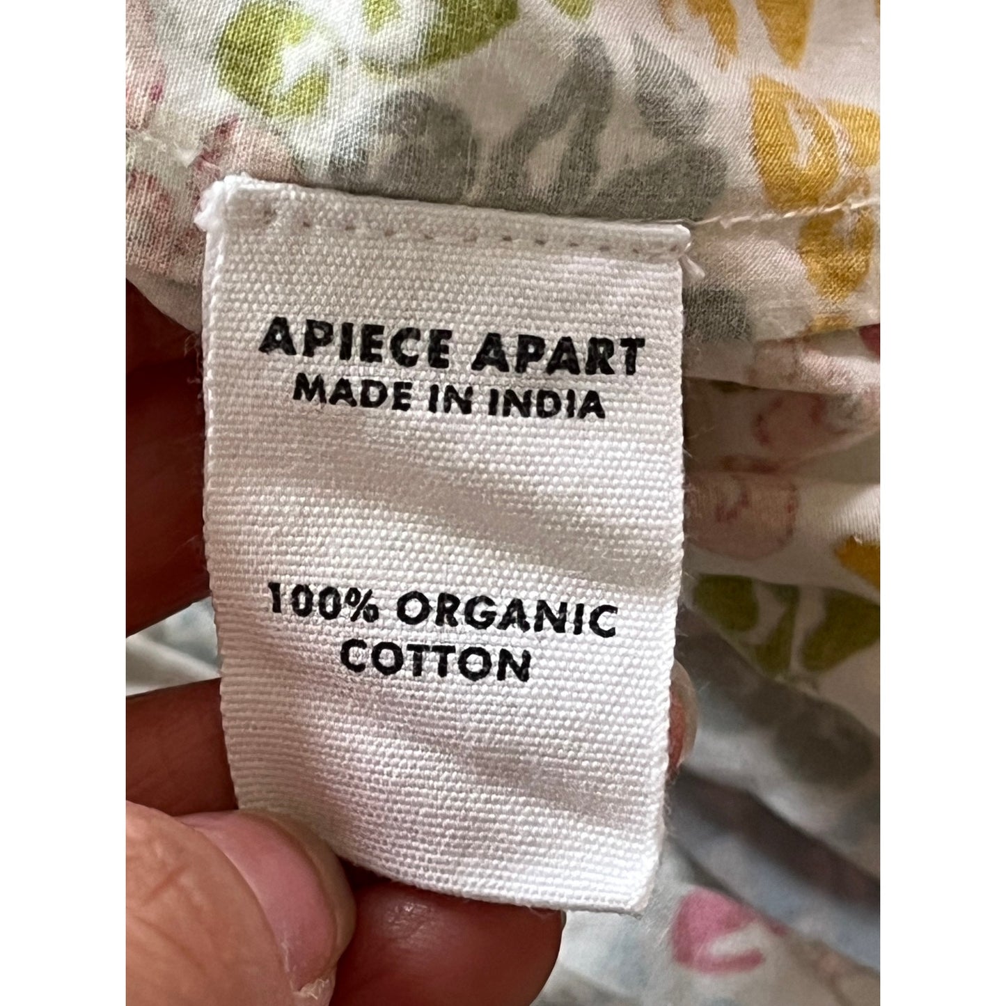 Apiece Apart Mini Mitte Dress - Size Small - Organic Cotton Floral 🌸