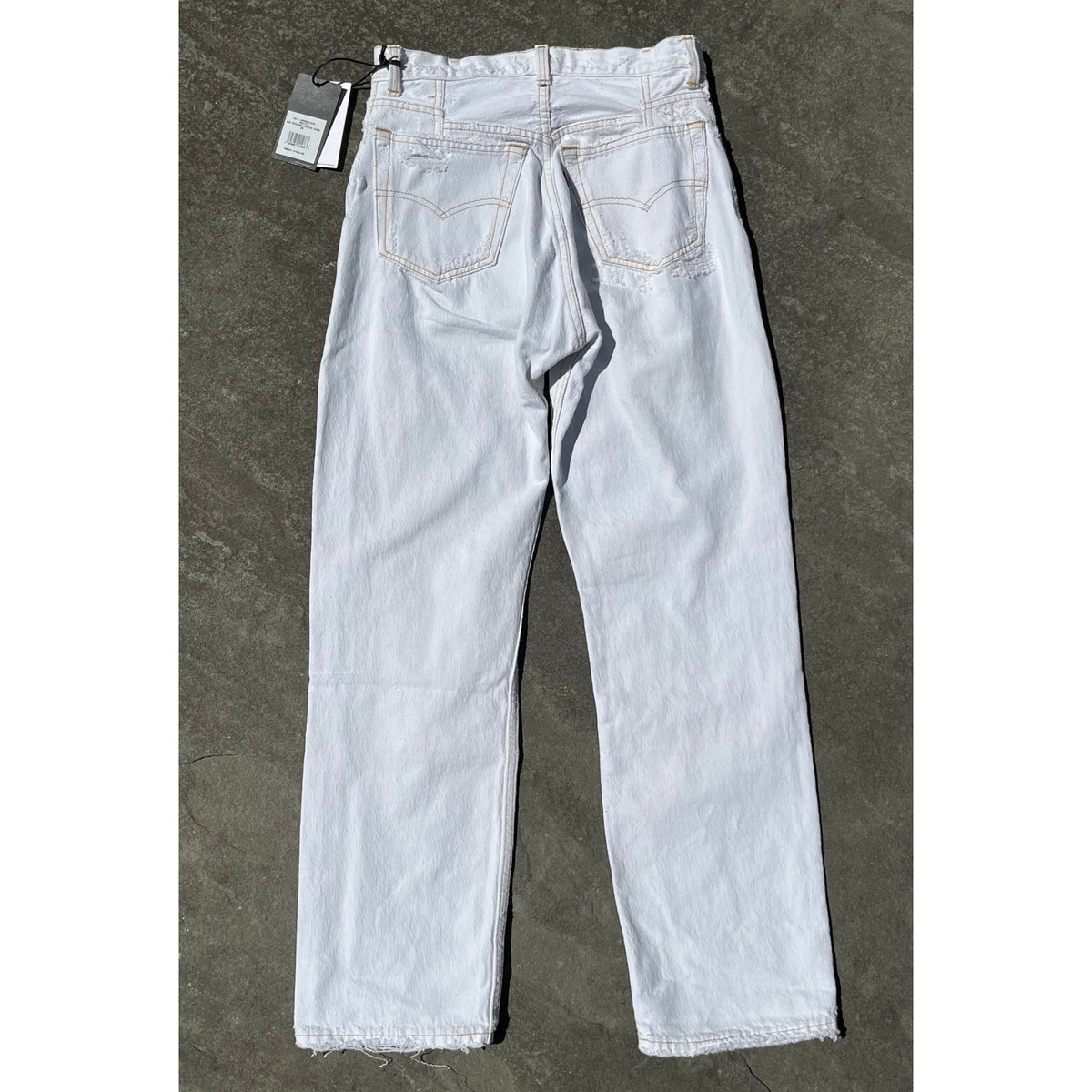 💎 Rare Grail: RE/DONE Reconstructed 90s Repair Jeans White 26 💎