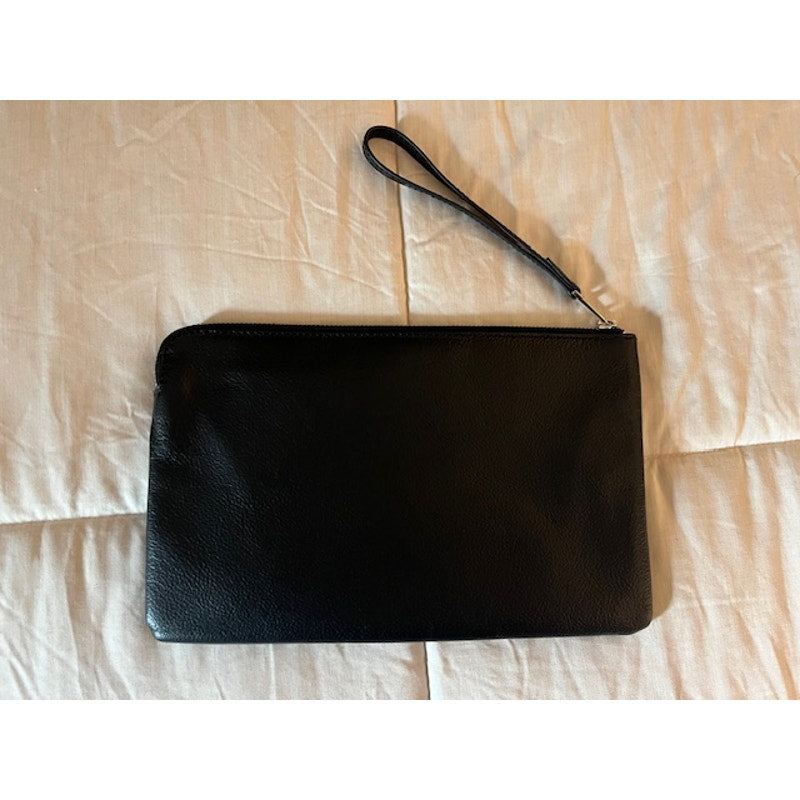 Zadig & Voltaire Black Leather Wristlet/Clutch - NWT