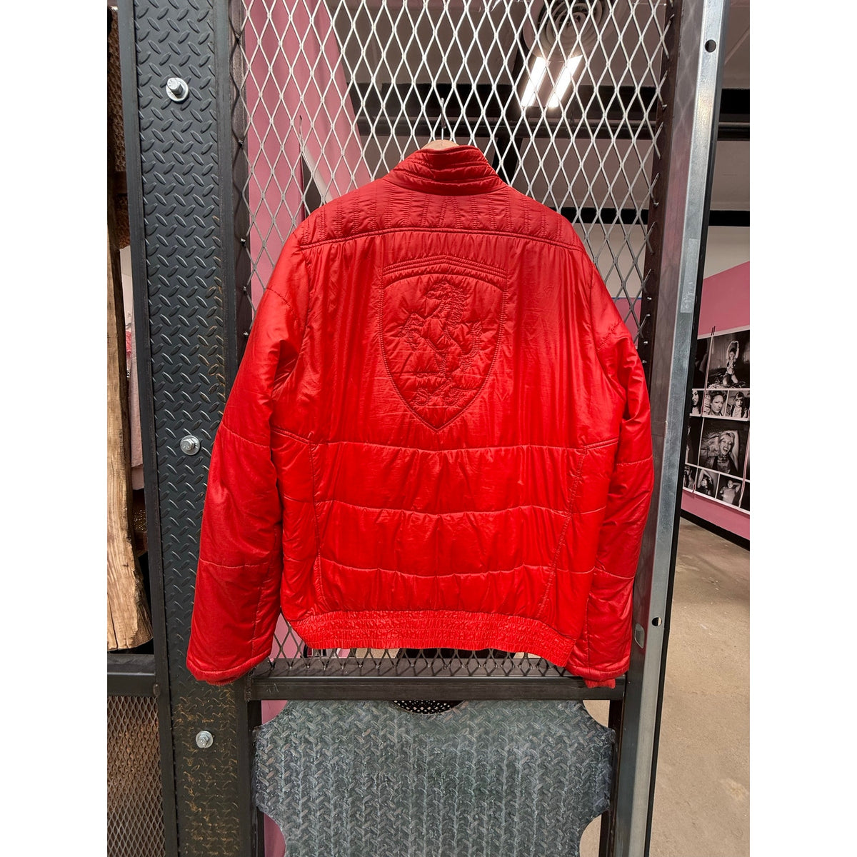 Marmot Puffer Jacket Small Red Diamond Quilted Zip Insulated