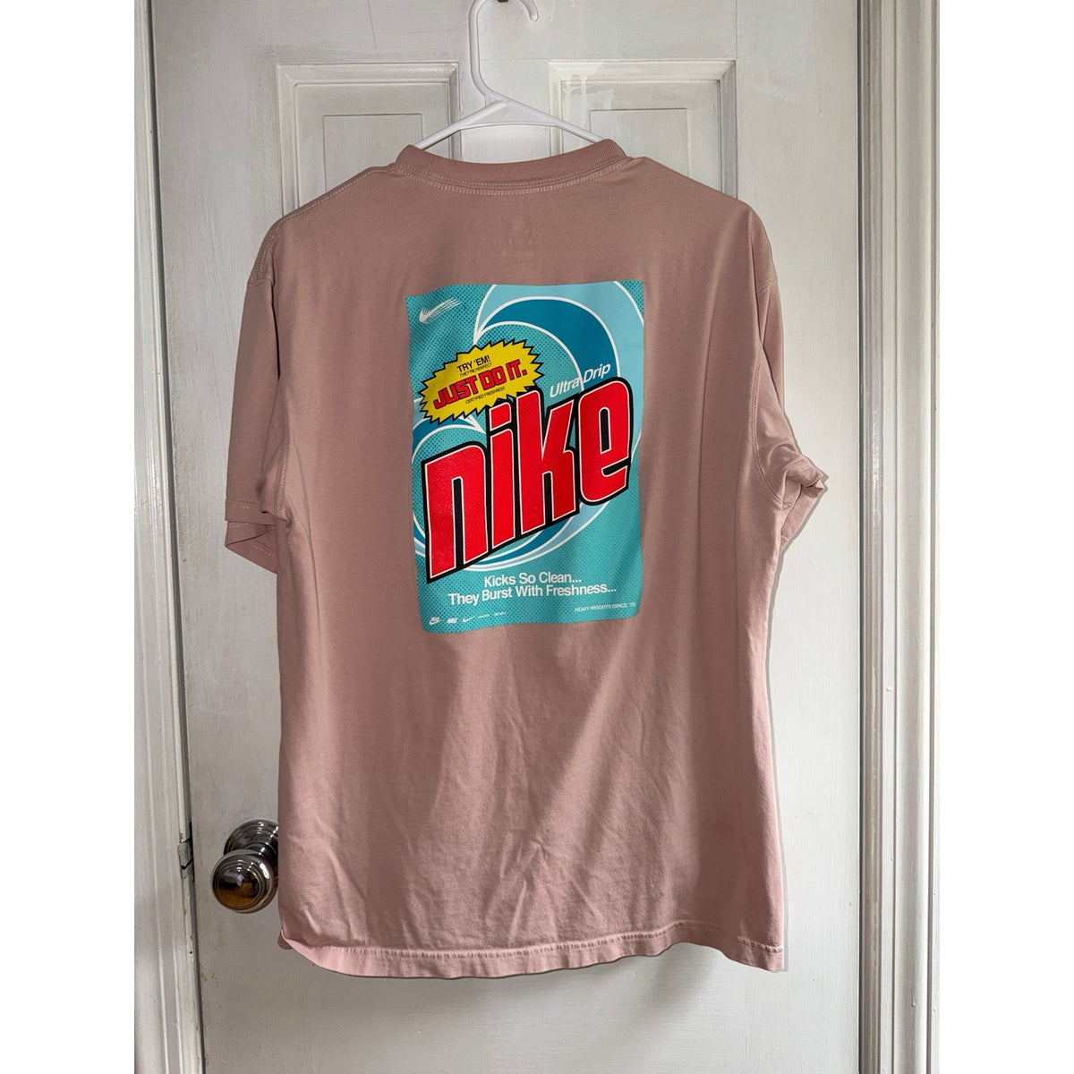 Nike Ultra Drip Graphic Tee Loose Fit Pink Size Small