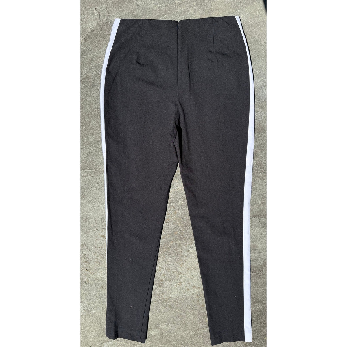 Rag & Bone Simone Tuxedo Stripe Pants Black White Size 4 EUC