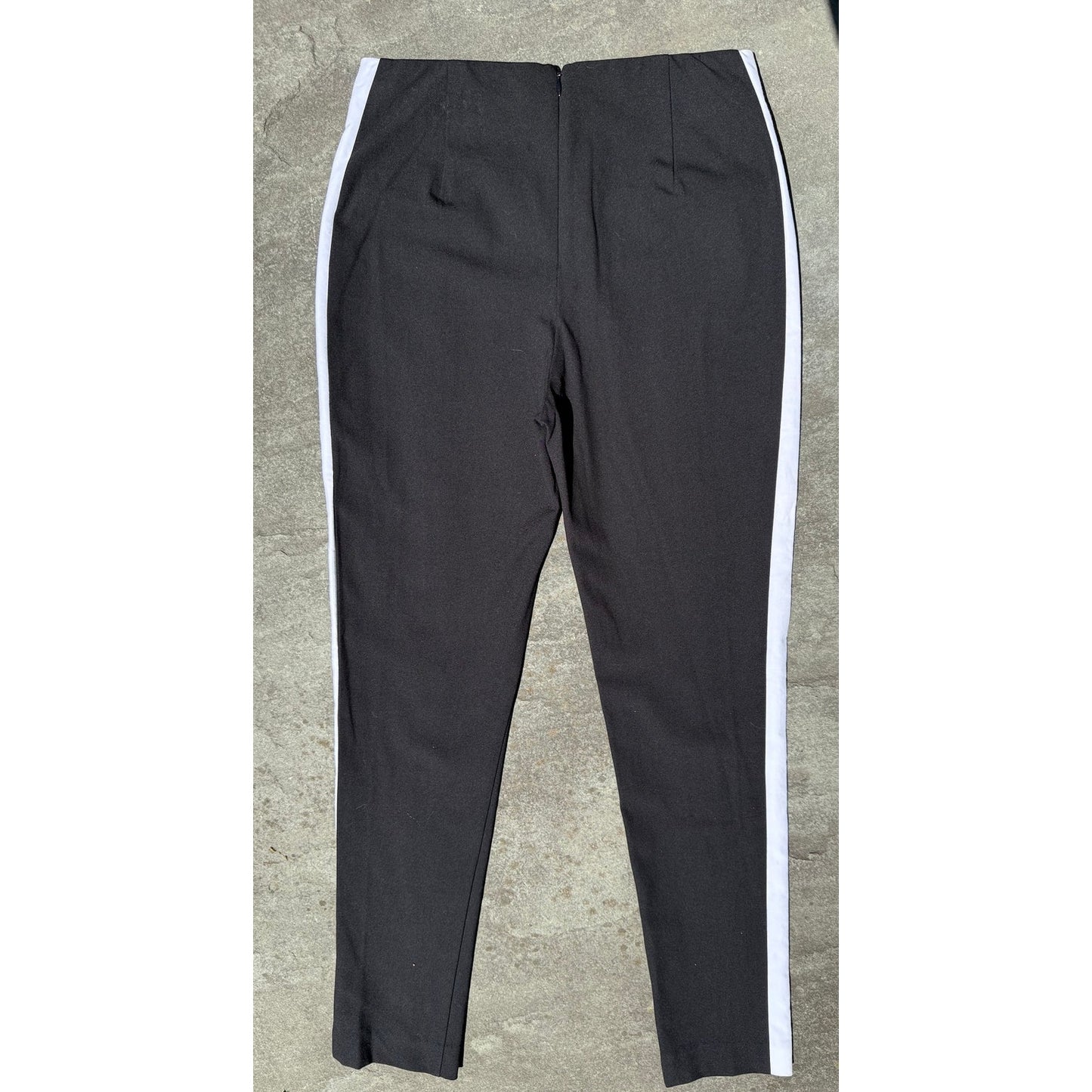 Rag & Bone Simone Tuxedo Stripe Pants Black White Size 4 EUC