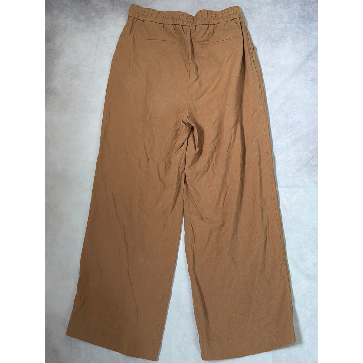 Maison D'Amelie NWT Size 4 Beige Wide Leg Lightweight Pants Coastal Resort