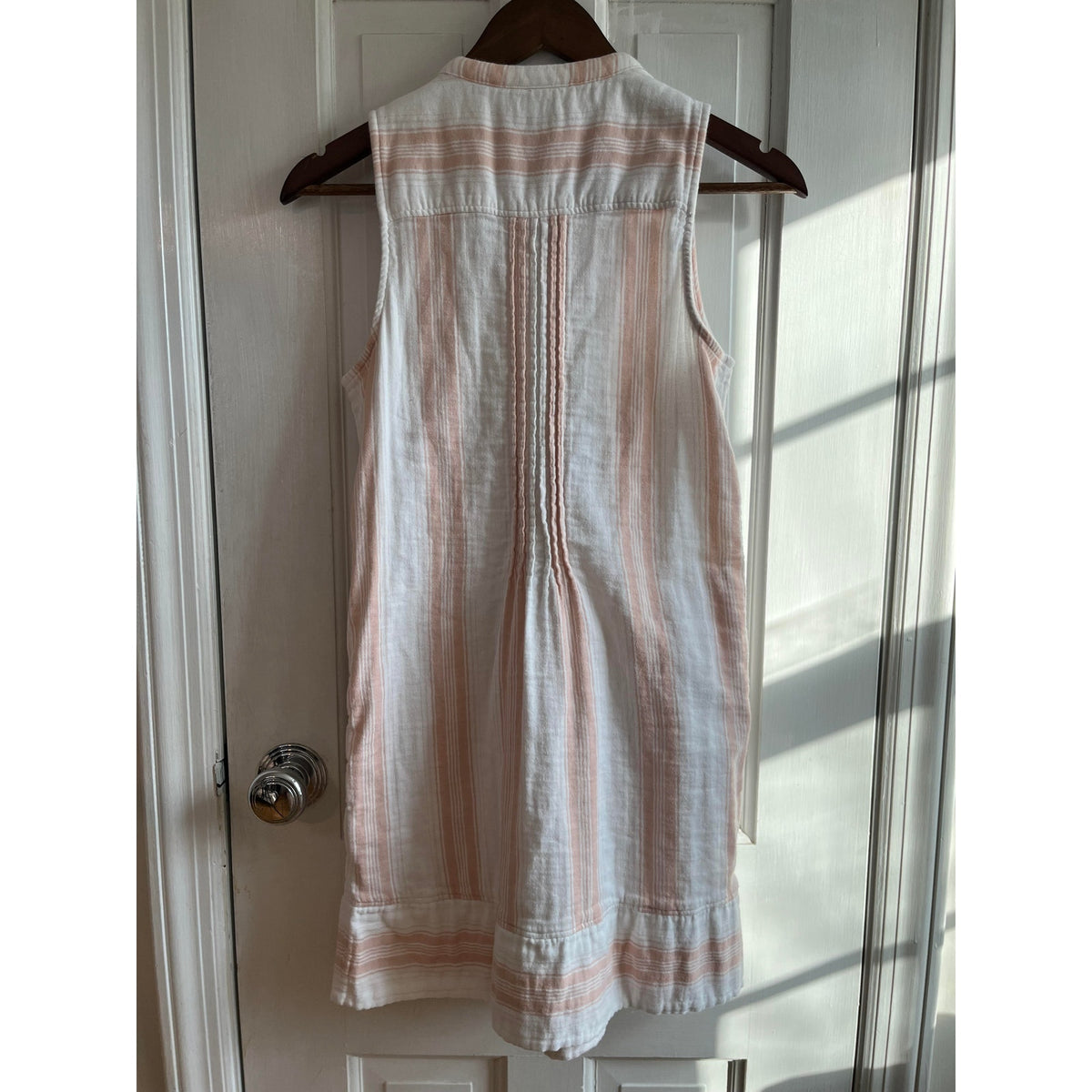 Faherty Isha Dream Cotton Gauze Mini Dress Stripe Sleeveless XS Tuckernuck EUC