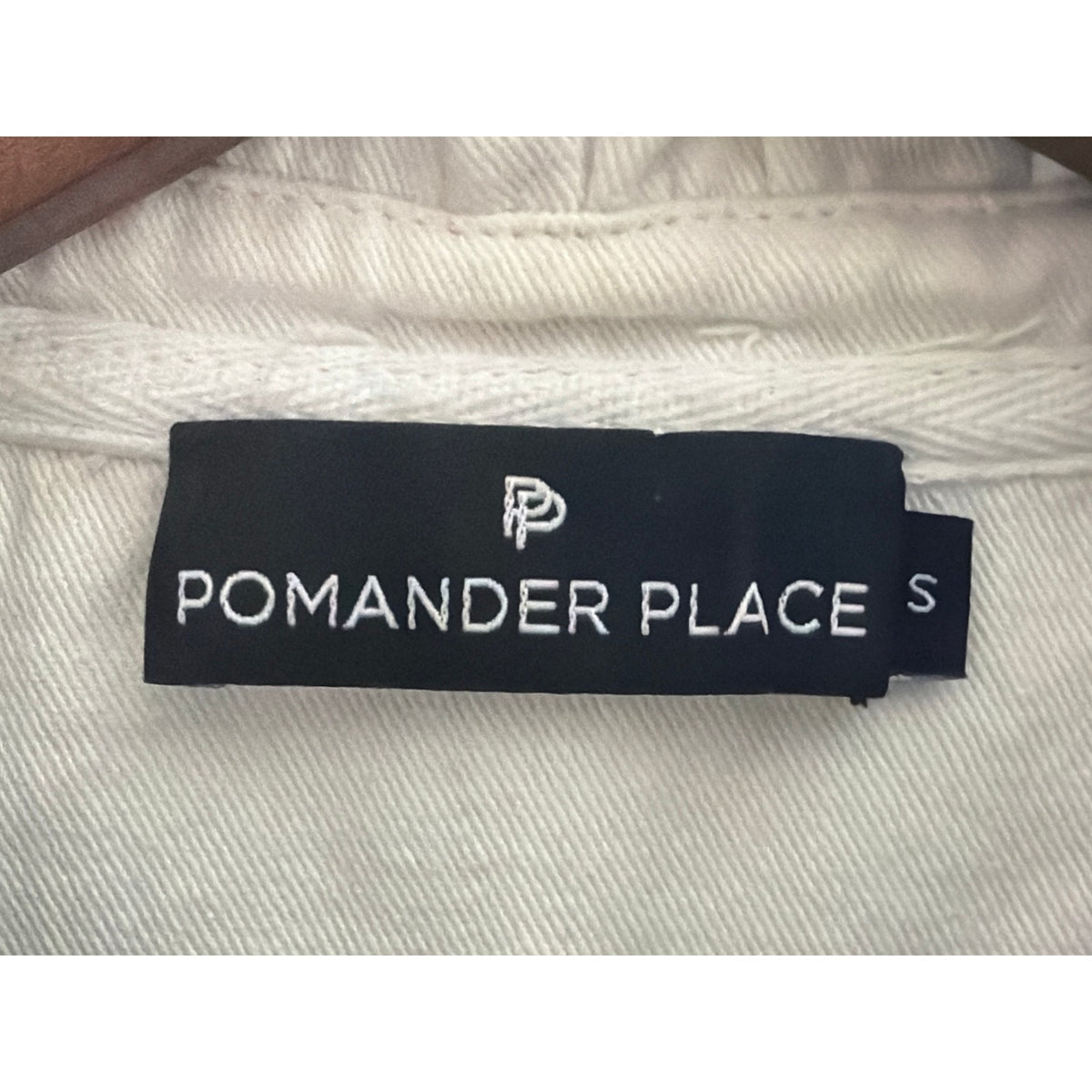 Pomander Place Navy Ruffle Collar Pullover Top Knit Sweatshirt Blouse Women S