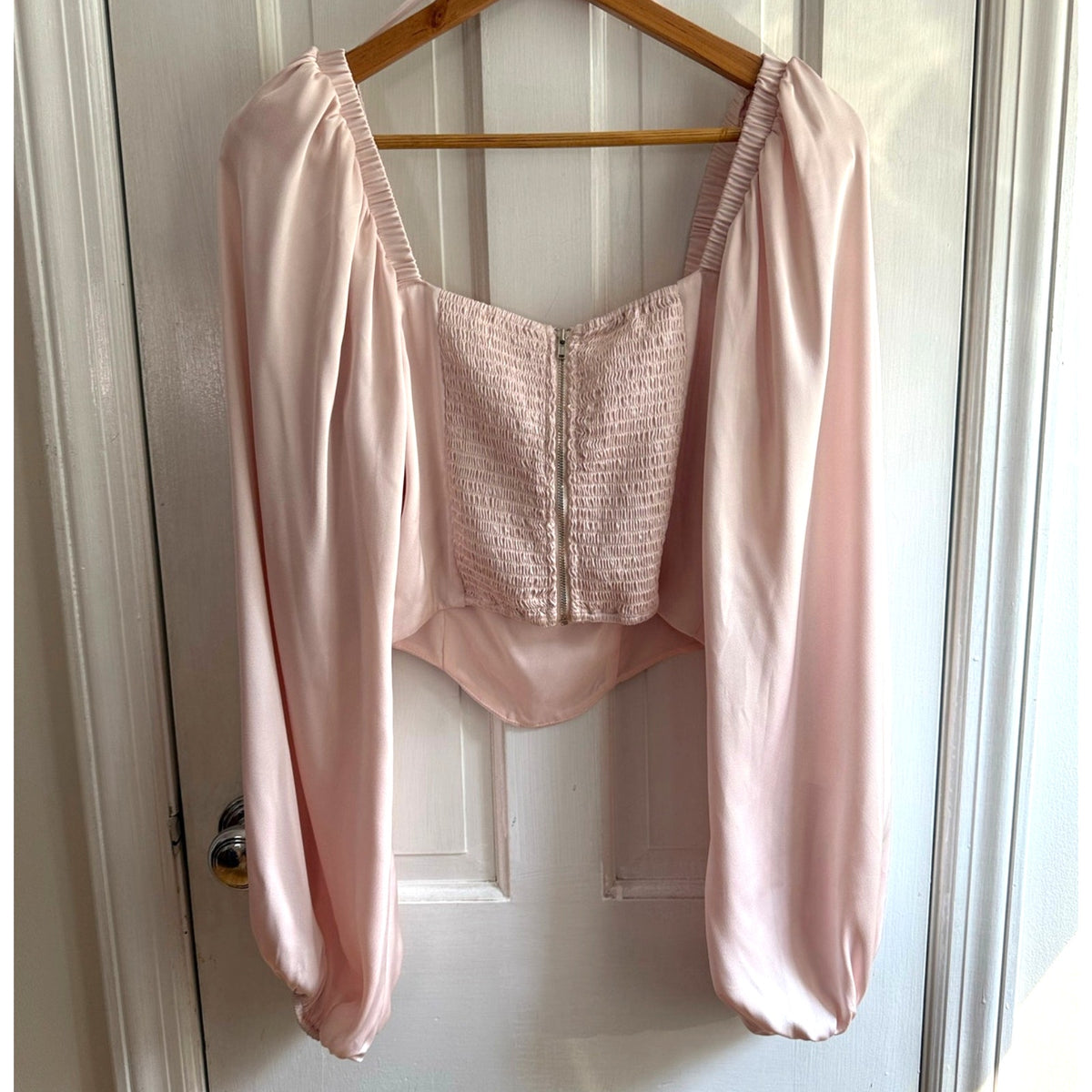 ASTR The Label Blush Pink Sleeveless Blouse Size Large EUC