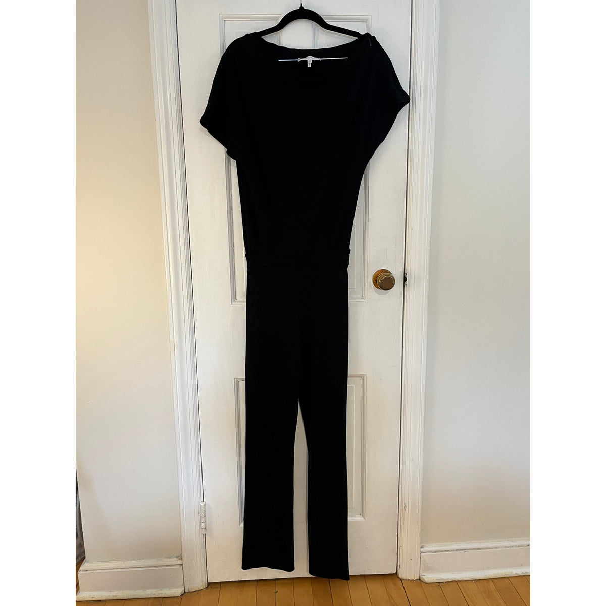 Reiss London Black Tailored Jumpsuit | Chic Professional Work to Night | Sz 0