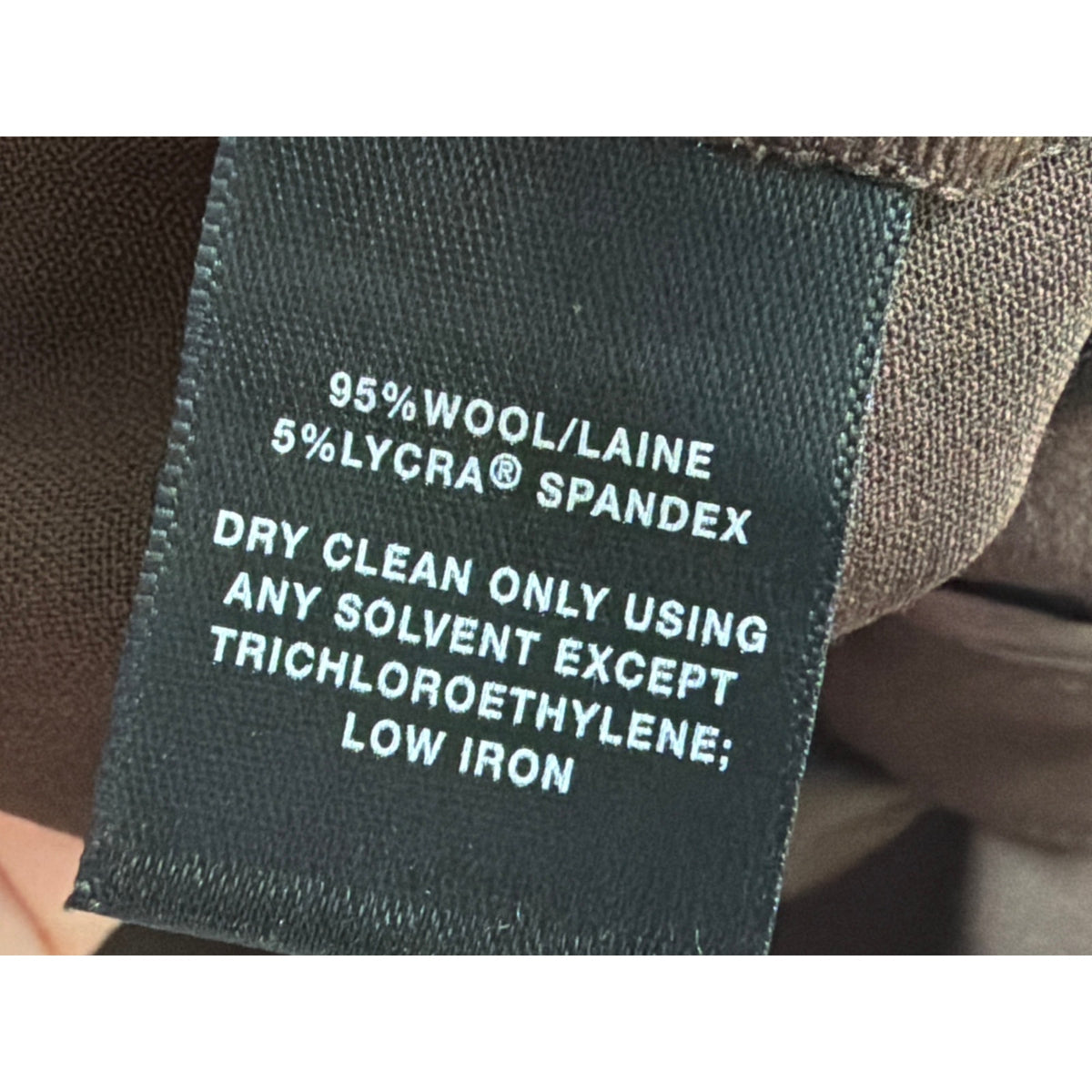 NWT Lafayette 148 Size 10  Espresso Brown Mid Rise Woman's Slim Style Pants