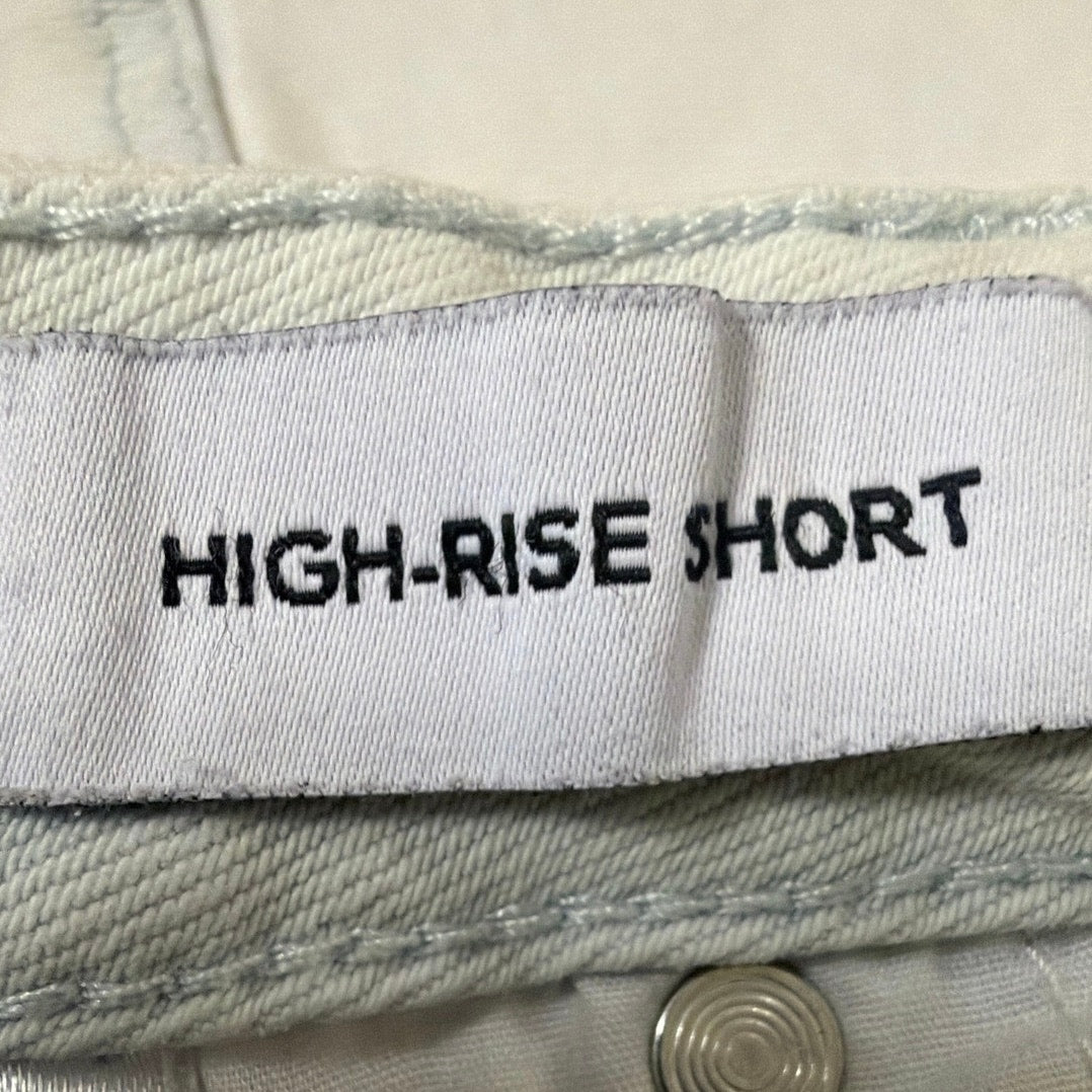 OAT size 31 Distressed Hem High Rise White Shorts