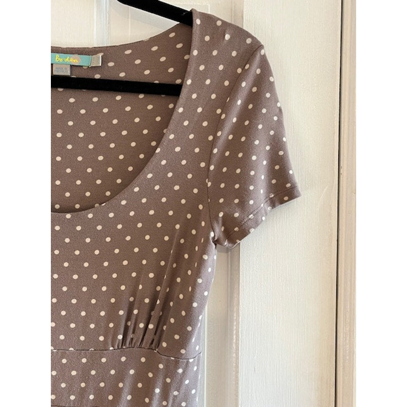 Boden Polka Dot Empire Waist Day Dress - US size 8