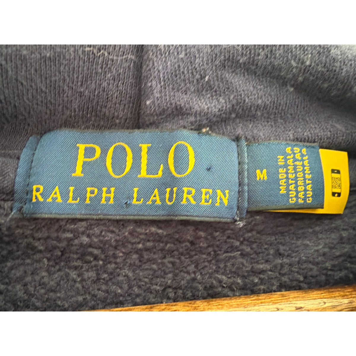 Polo Ralph Lauren Men's Spellout Script Logo Pullover Hoodie - Medium 