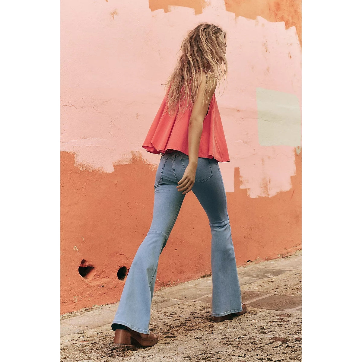 ✨ Free People We The Free Penny Pull-On Flare Jeans 32 ✨