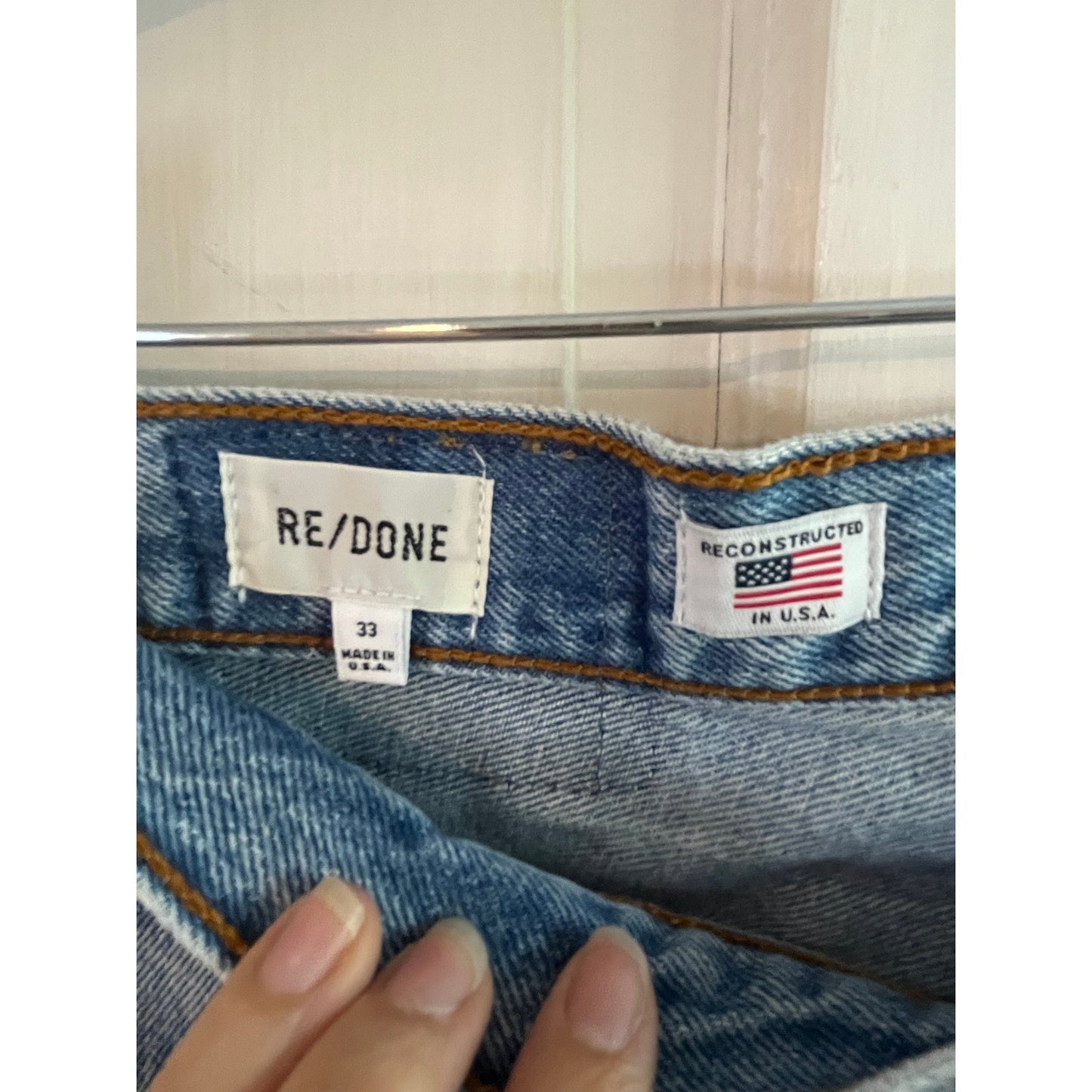 RE/DONE Levi’s Patched Up 501 Jeans Sz 33 - NWT Grail Indigo Floral Patchwork 💎