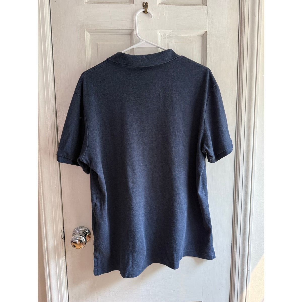 Polo Ralph Lauren Navy Polo Shirt Men Cloud Blue Pony Large