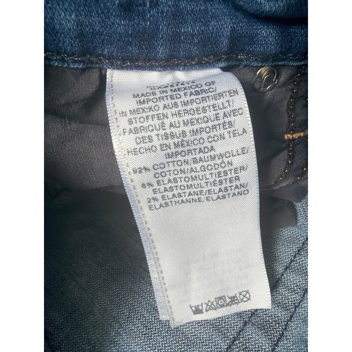 True Religion Size 25 Halle Mid Rise Super Skinny Blue Jeans