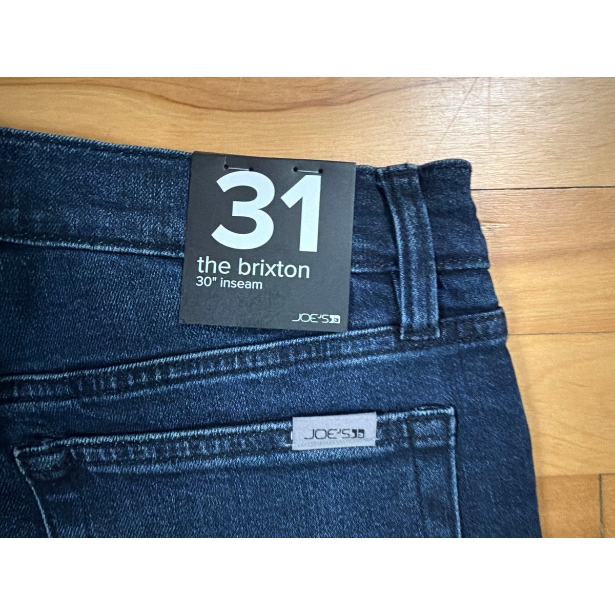 NWT Joe's Jeans The Brixton Halory Straight Leg Dark Wash Denim Mens Size 31x30