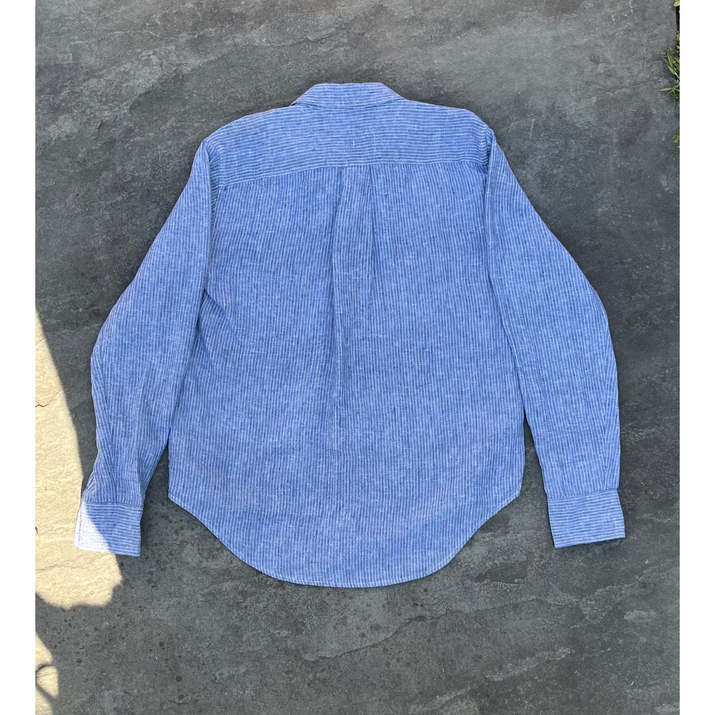 ✨ NWT Everlane The Relaxed Linen Shirt ✨ Pinstripe 00