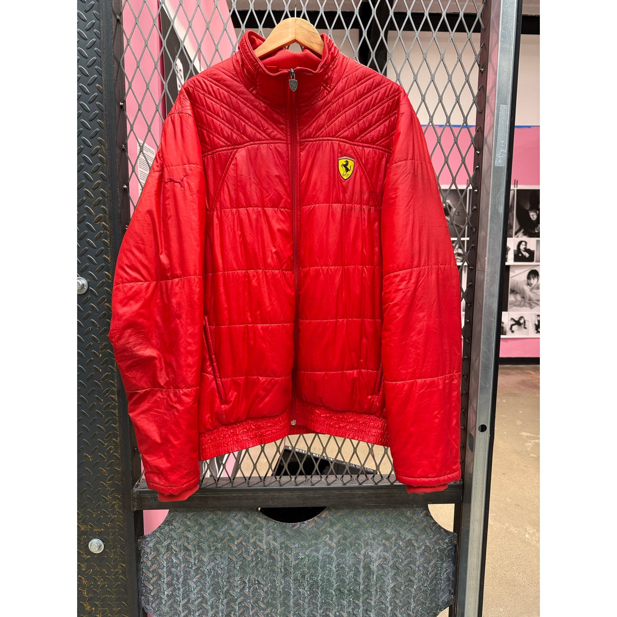 Marmot Puffer Jacket Small Red Diamond Quilted Zip Insulated
