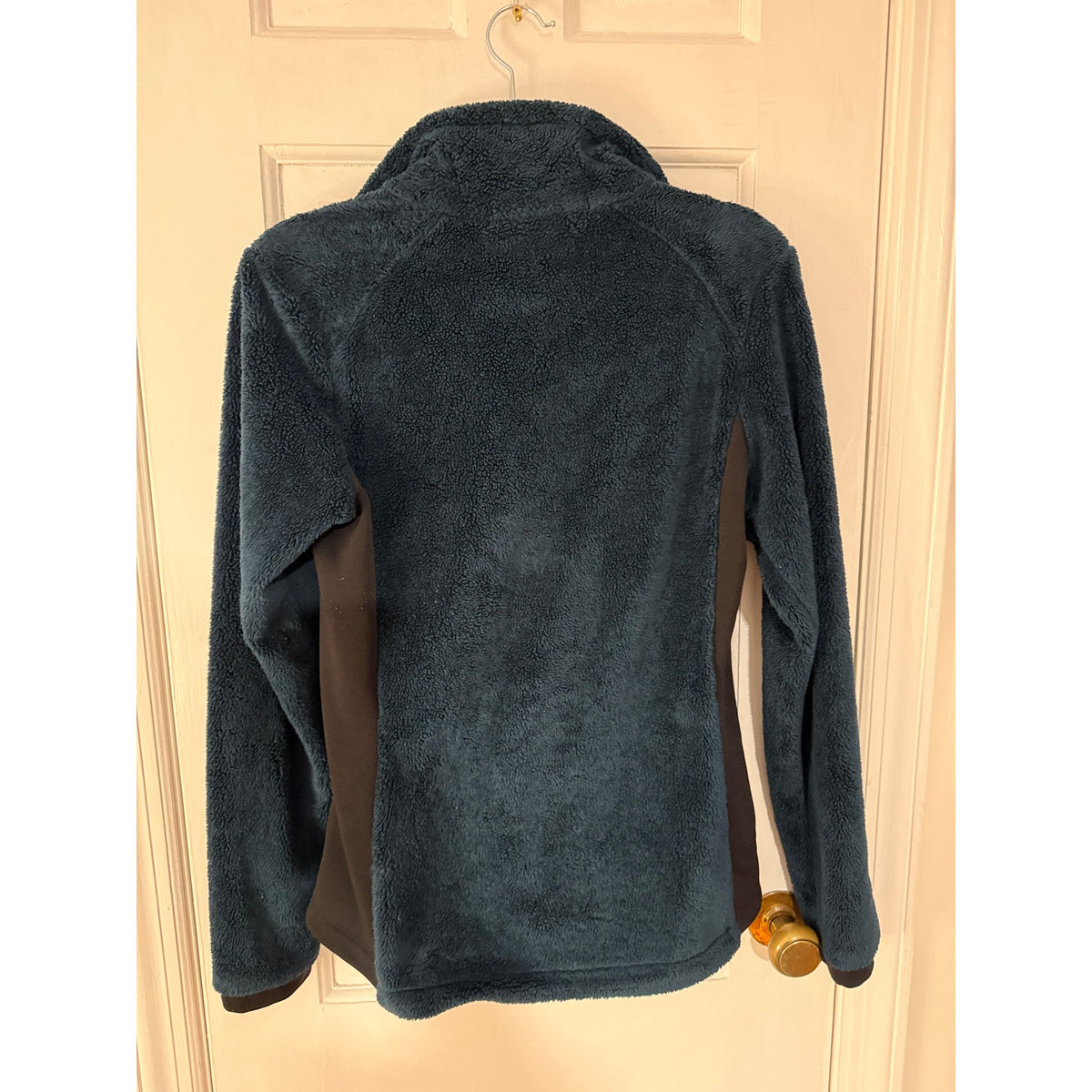 North Face Small Fuzzy Osito Deep Teal Zip Up Fleece Jacket