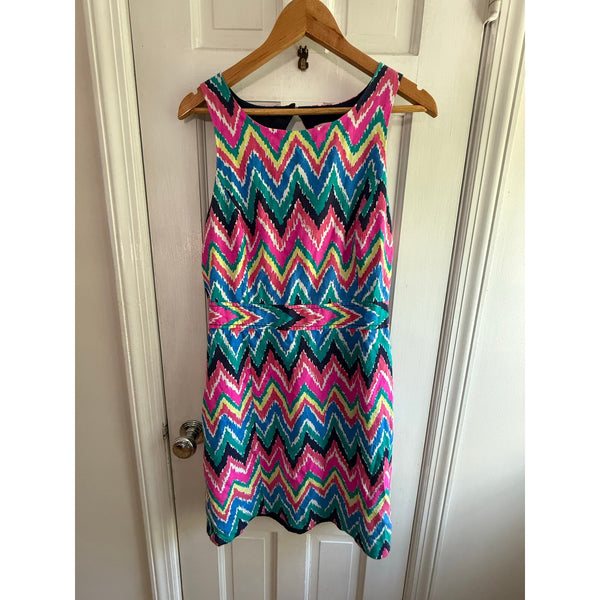 Lilly Pulitzer Dress Womens Size 12 Multicolor Floral Shift Casual Summer
