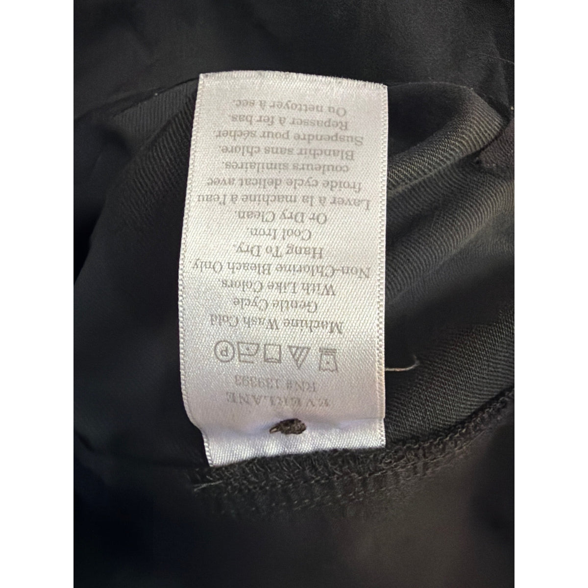 Everlane The Pleated Way-High Trousers Charcoal Black Size 2