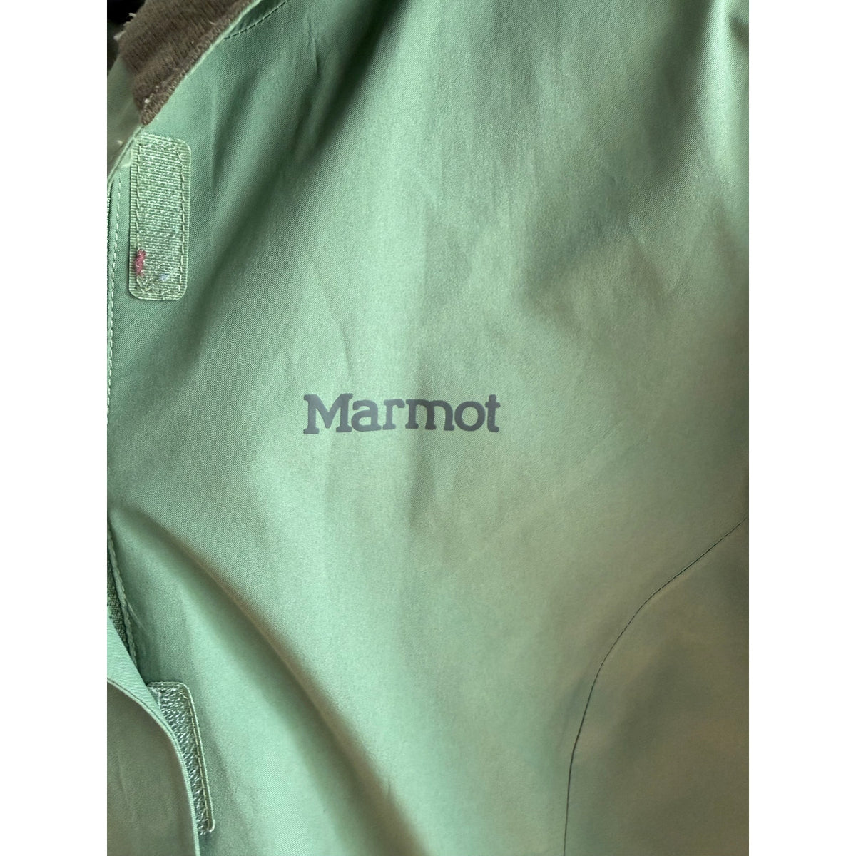Marmot Women’s GORE-TEX Wend Parka Jacket Green Two-Tone Rain Coat Shell XS EUC