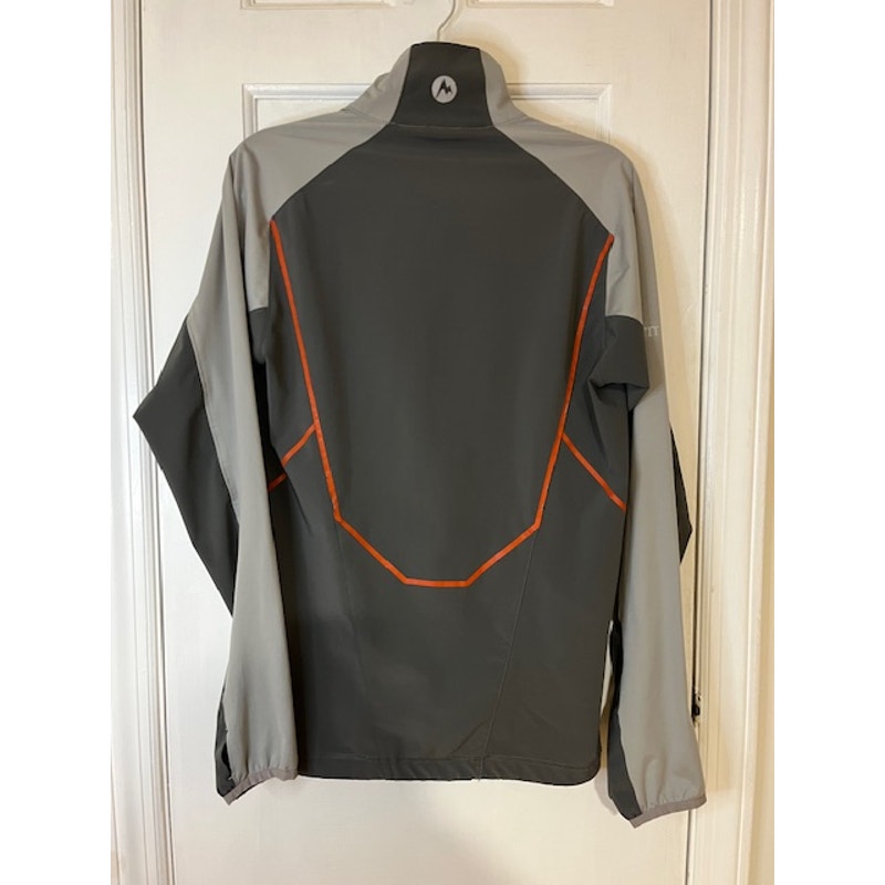 Marmot Silver with Red Piping Baselayer Pullover, High End Gear, - Sz Small