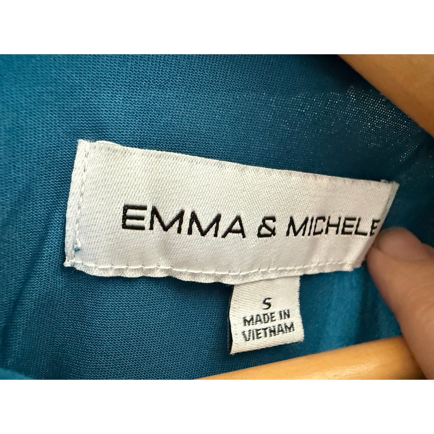 Emma Michele Size Small Aqua Dress