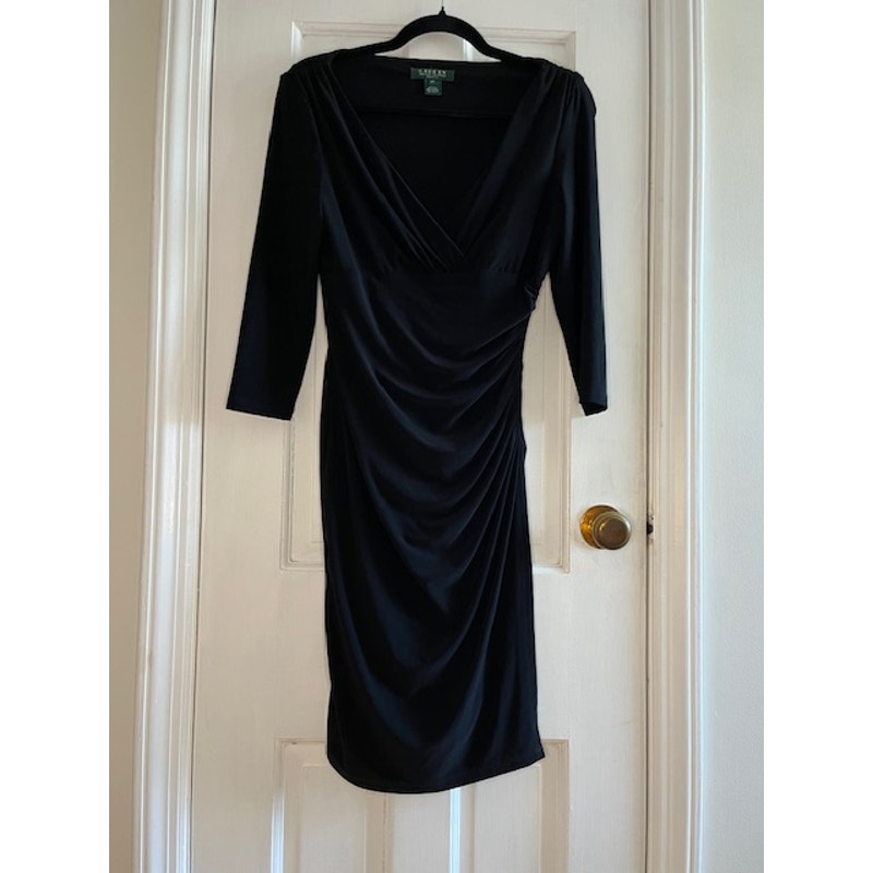 Lauren by Ralph Lauren Black Dress Size 4P