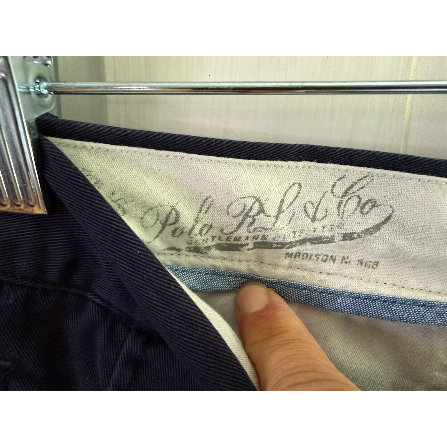 Polo Ralph Lauren Mens Shorts 34 Blue Bedford Chino Embroidered Lighthouse