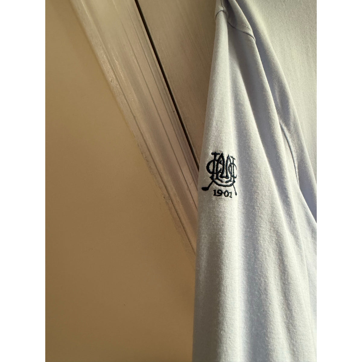 Greyson Long Sleeve Polo Shirt Men's XL Light Blue Golf Athletic EUC