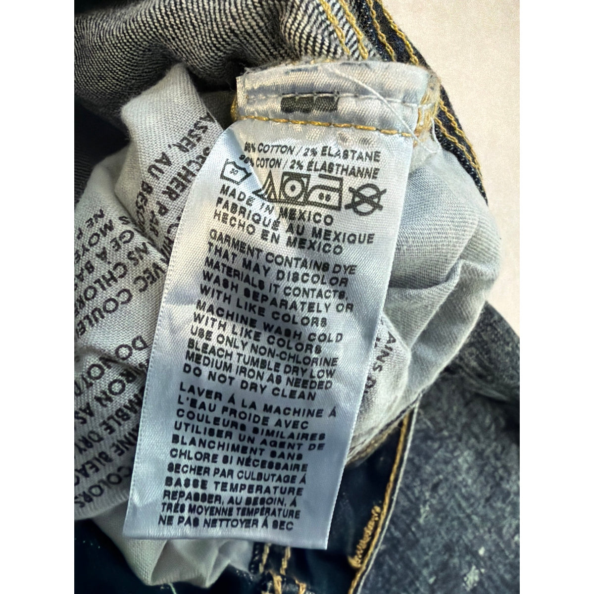 NWT BDG Retro Acid Wash Slim Straight Denim Blue Jeans Size 30