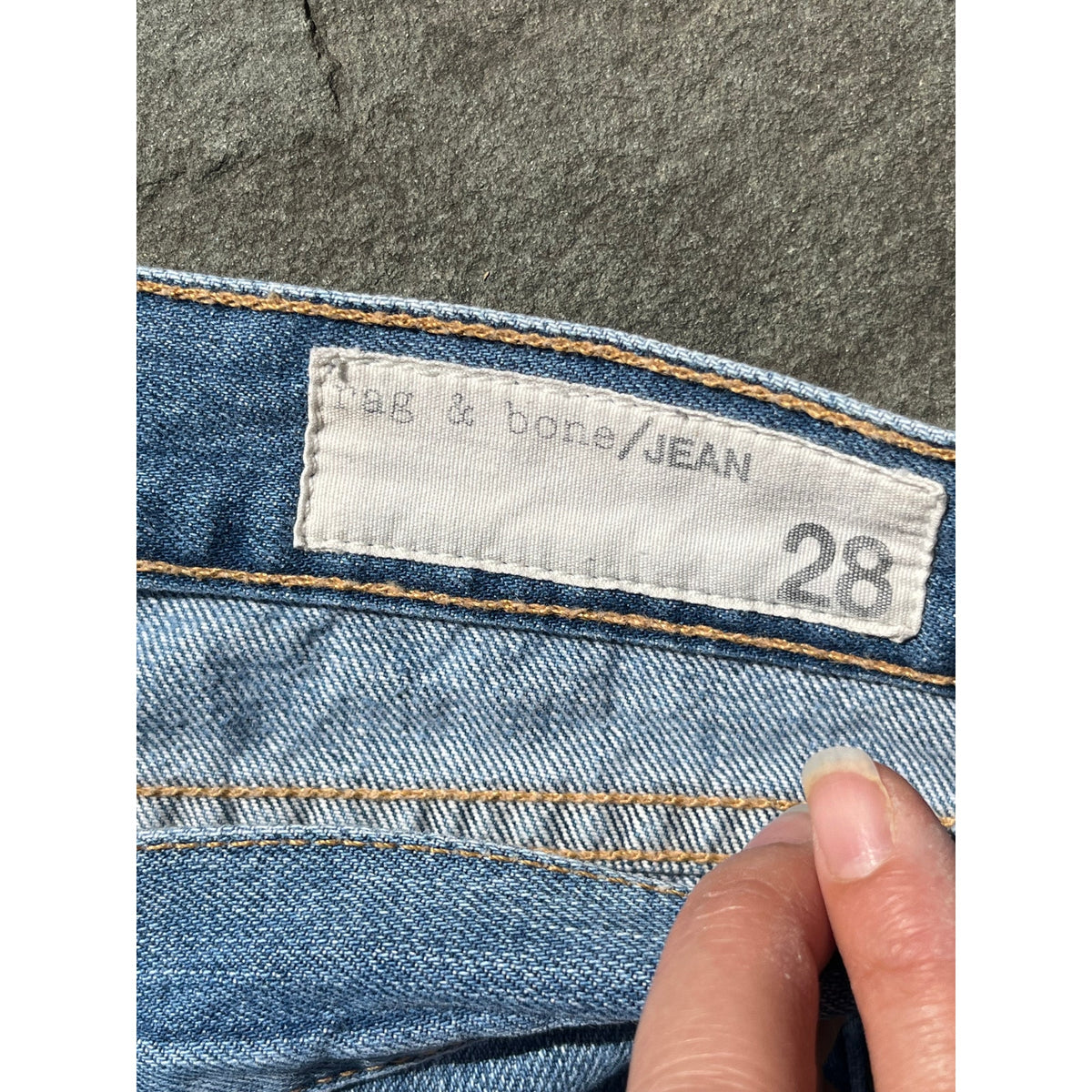 Vtg Rag & Bone NY Original Boyfriend Jeans 28 Distressed Made in USA Grail 🗽