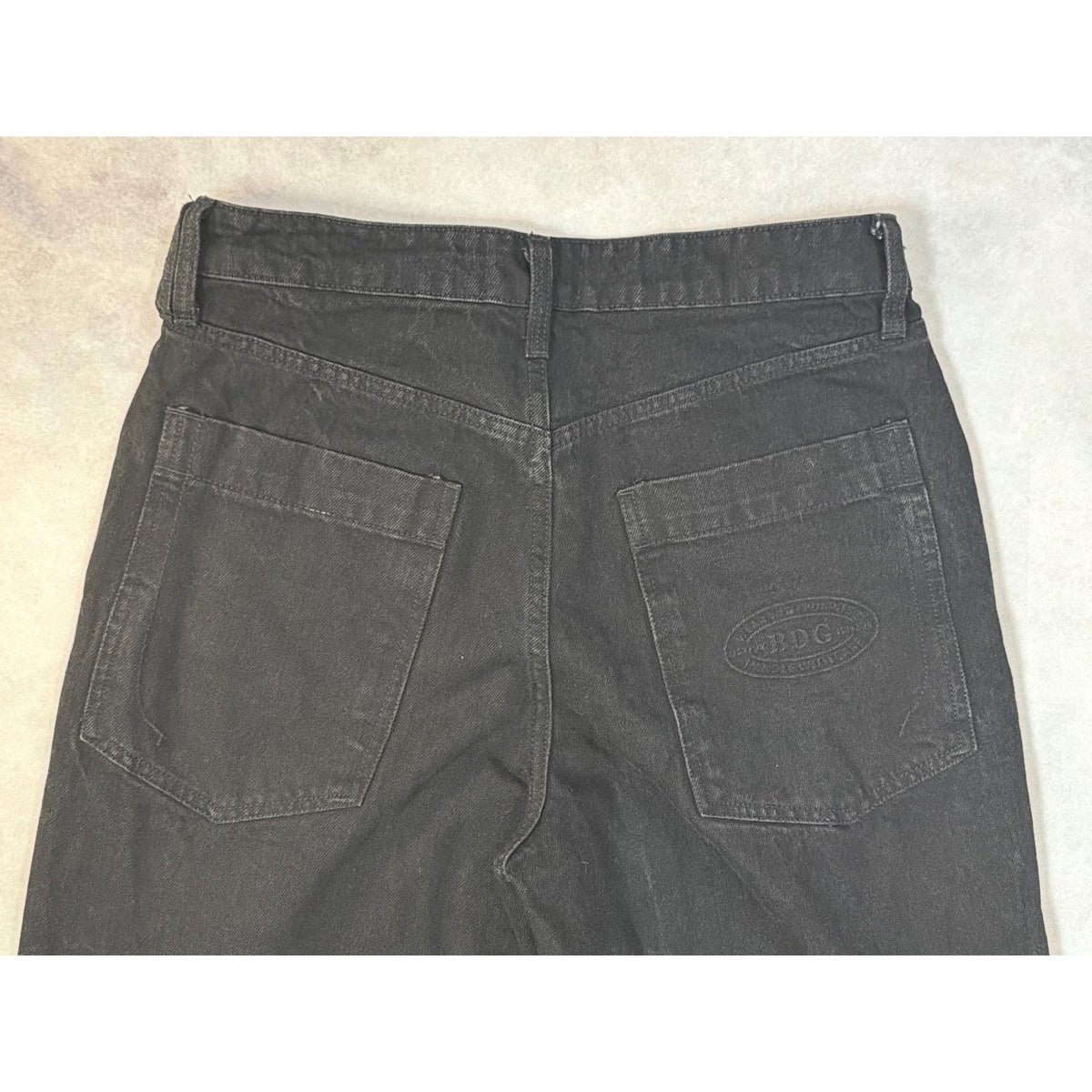 BDG Urban Outfitters High Rise Black Wide Leg Skate Jeans Size 26W
