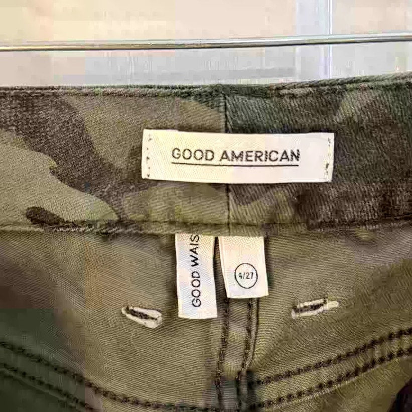 Good American Camo Jeans Size 4/27