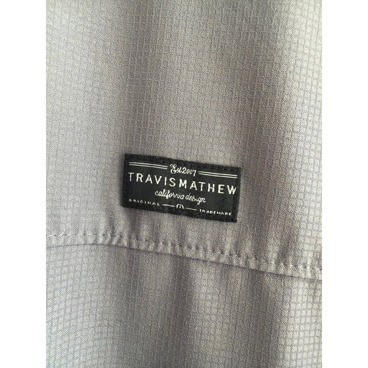 TravisMathew Pebble Beach Golf Links Full Zip Light Jacket Gray