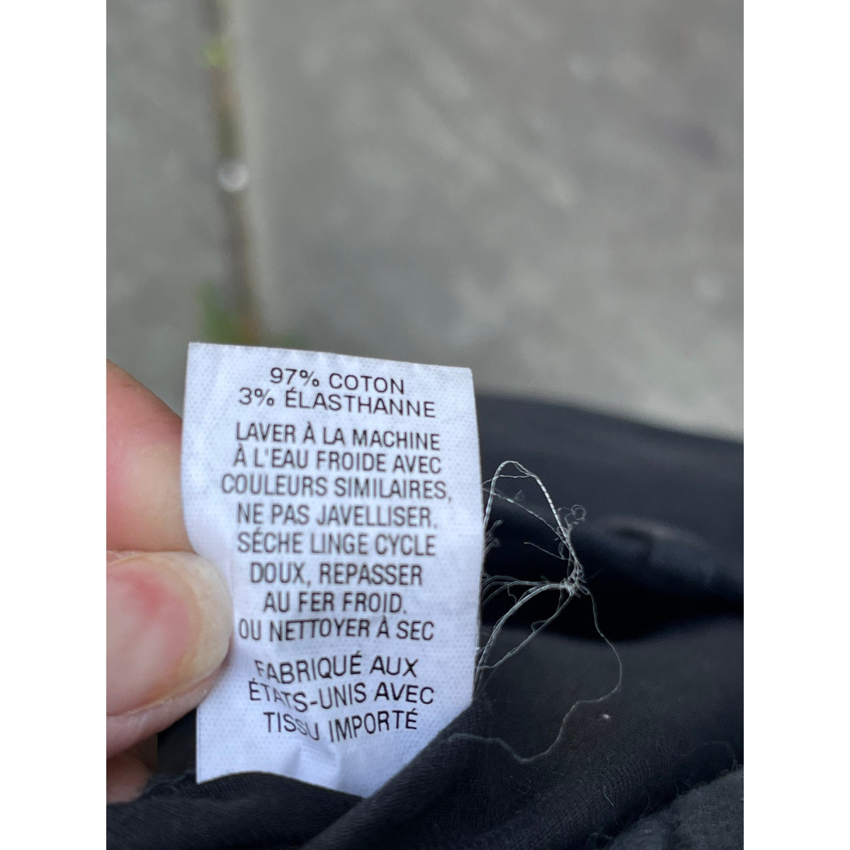Nili Lotan East Hampton Cropped Raw Hem Black Pants Sz 0 (more like 2/4)