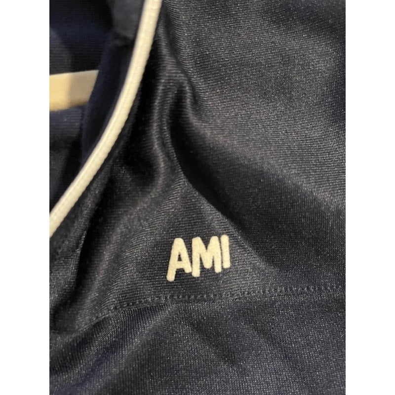 ⚓️ AMI Alexandre Mattiussi Navy Zip Track Jacket • Size XS Mint