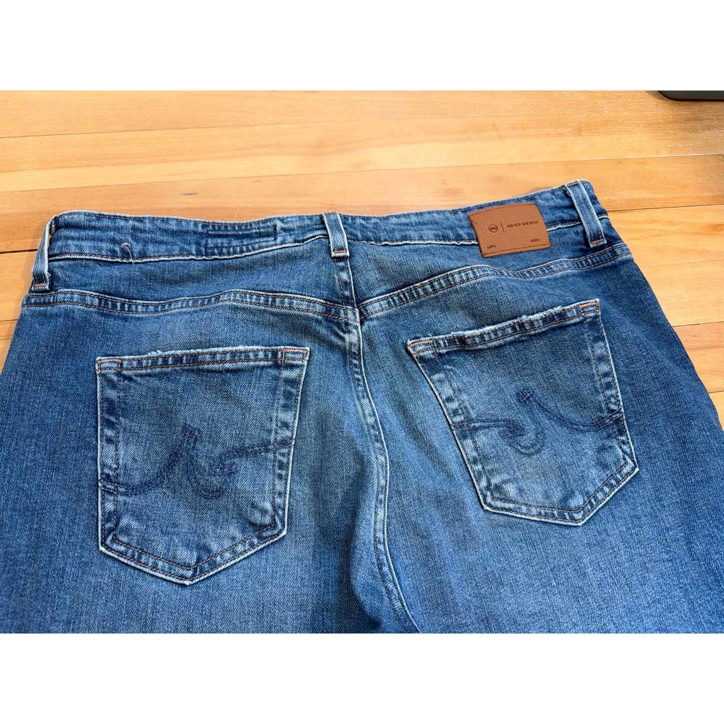 Adriano Goldschmied AG JEANS Size 32 Ex-Boyfriend Dark Wash Slim fit Jeans