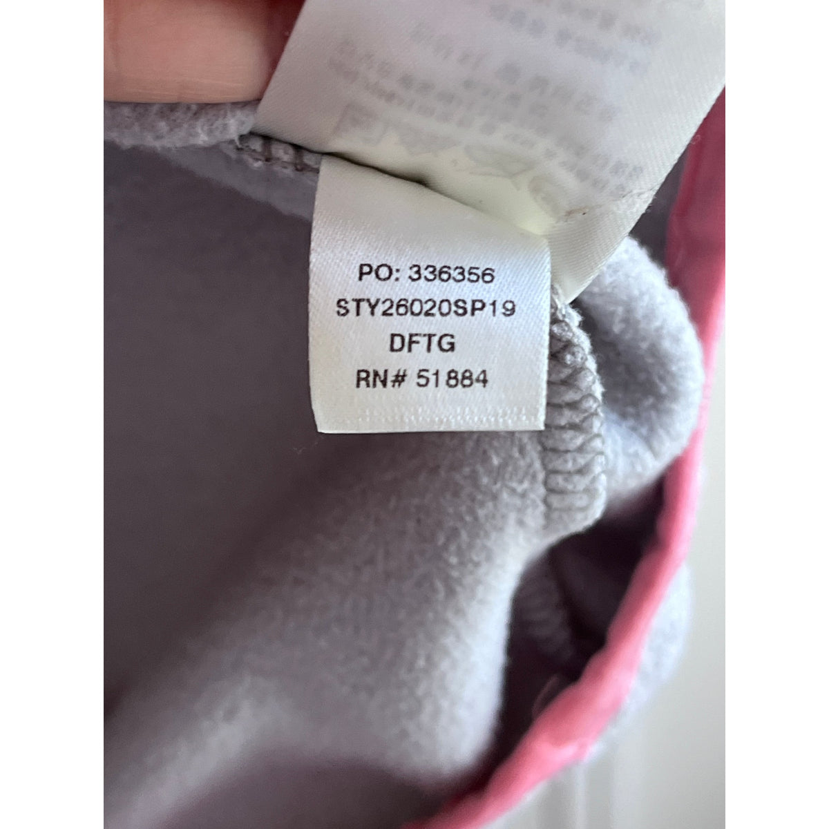 Patagonia Micro D Snap-T Fleece Pullover Heather Grey Pink Trim Women M