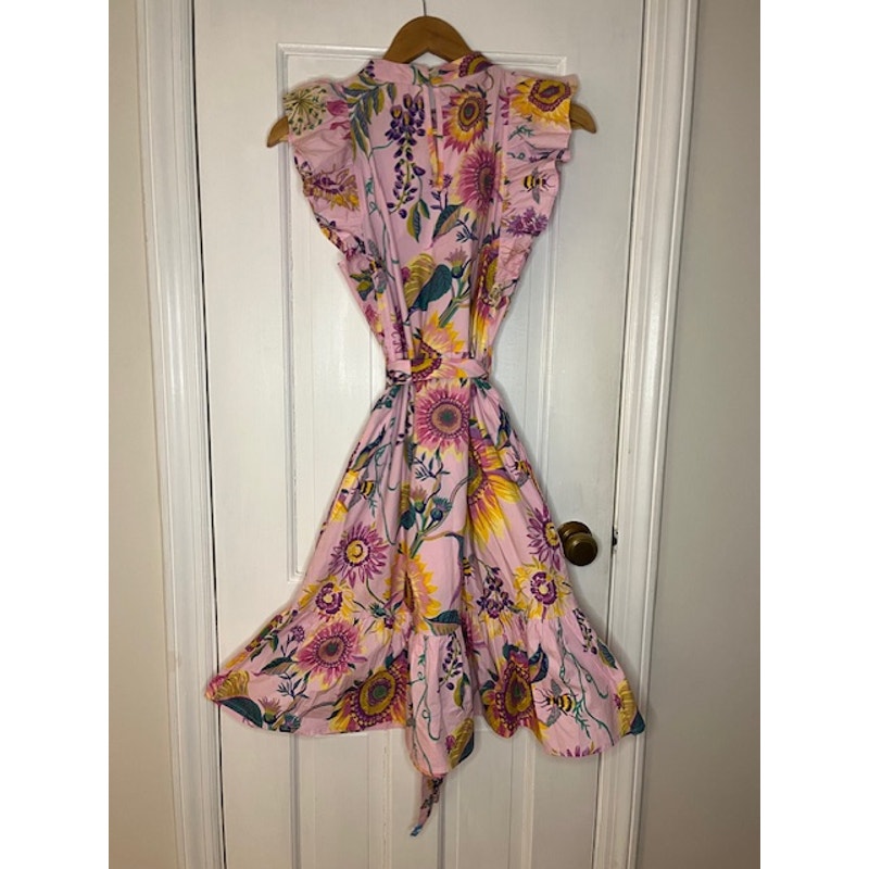 Banjanan BulBul Spring Floral Pink Dress - Size Small