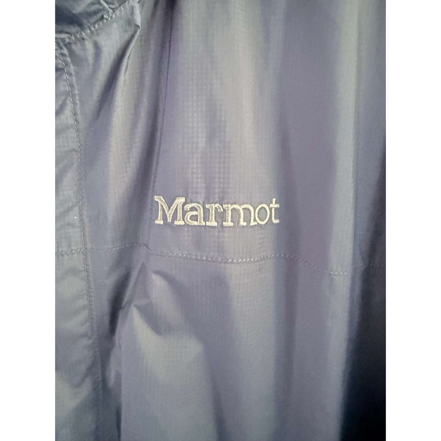 Marmot Mens PreCip Eco Rain Jacket Blue XXL Waterproof Lightweight Hooded
