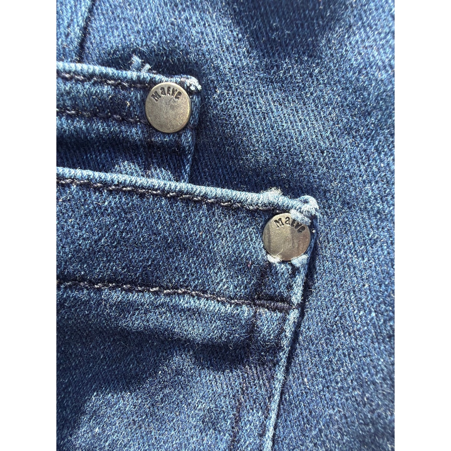 Anthropologie Maeve Dark Wash Wide-Leg Bootcut Jeans 32W EUC